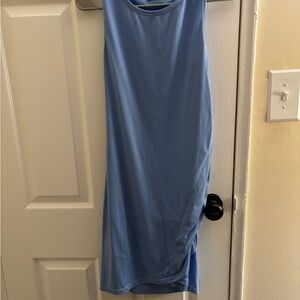 Blue Sleeveless Dress
